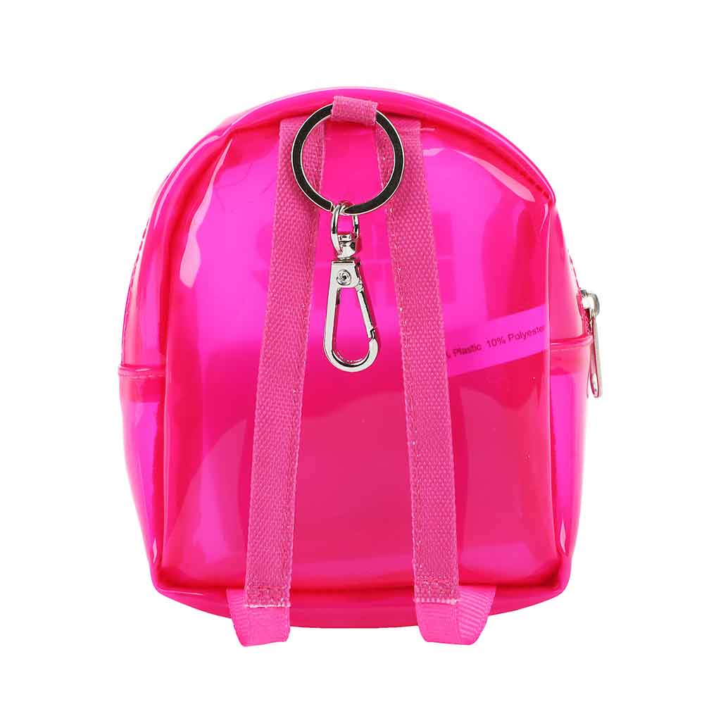 Sanrio Hello Kitty with Apples Clear Bright Pink Backpack
