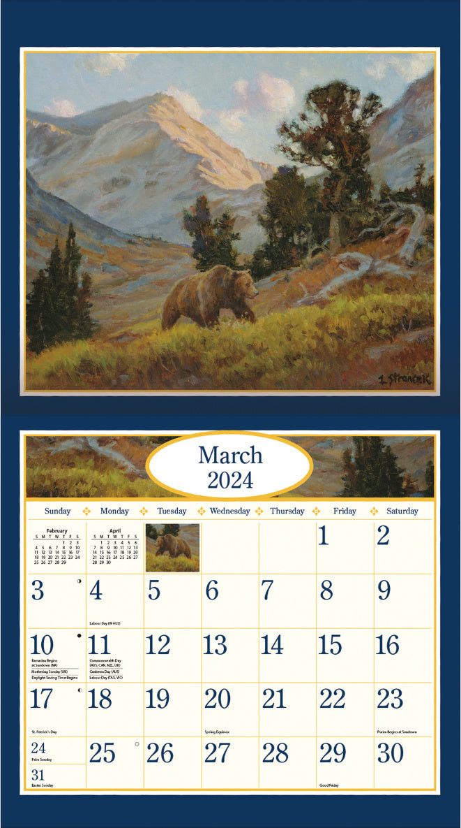 2024 Lang Wall Calendar Four Seasons Steve's Hallmark