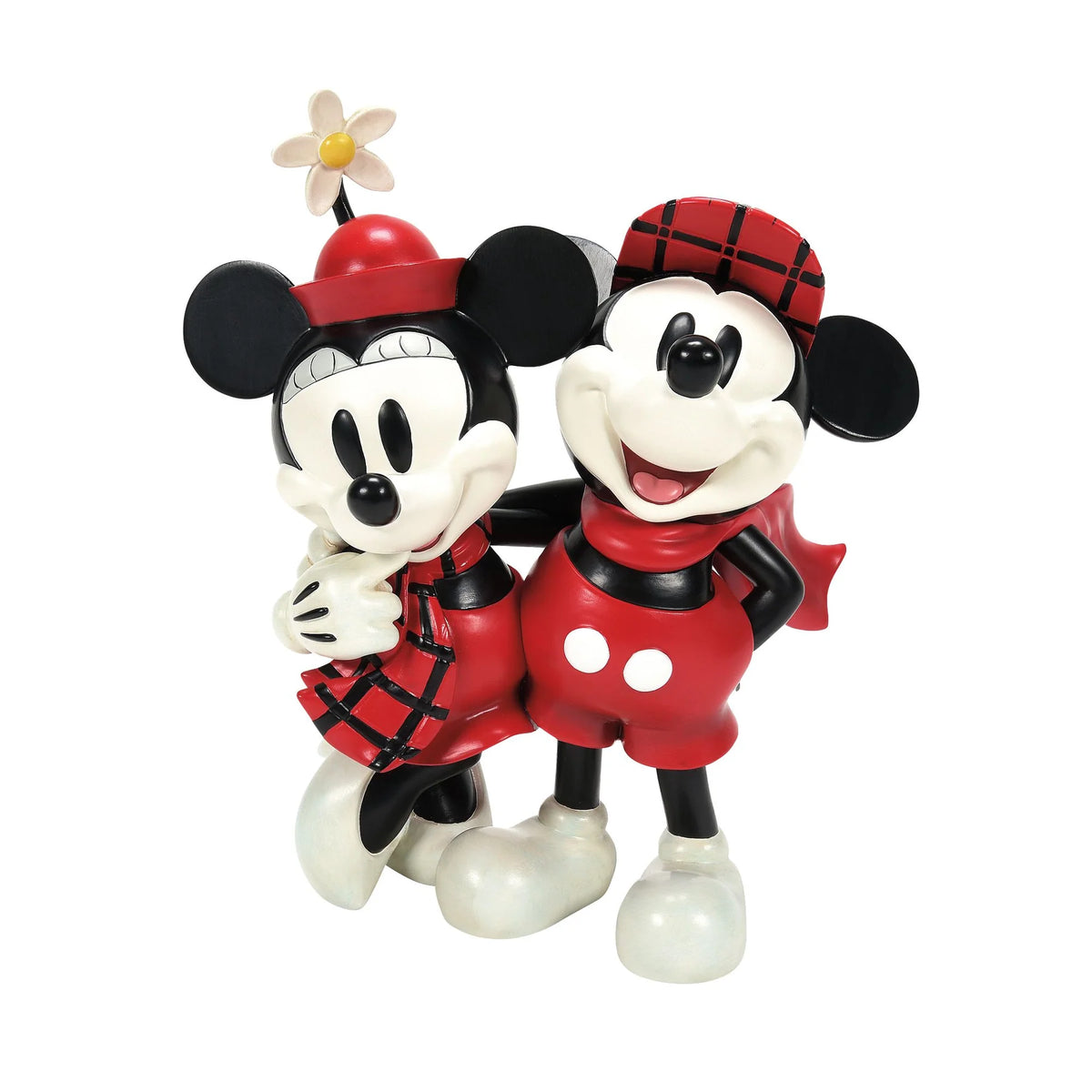 Enesco Disney Showcase Christmas Mickey & Minnie Figurine