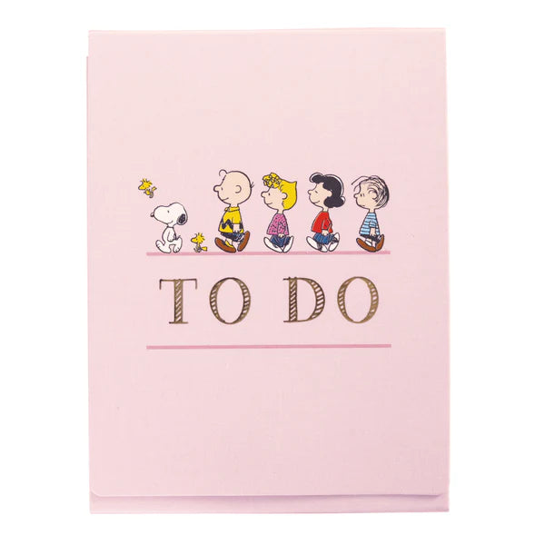 Snoopy & the Peanuts Gang To Do Gold Foil Notes Everyday Journal ...