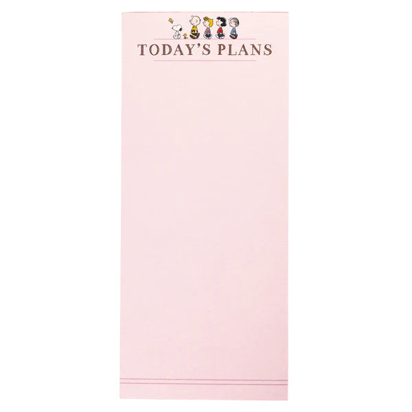 Snoopy & the Peanuts Gang Today's Plans Magnetic Notepad 100 Sheets ...