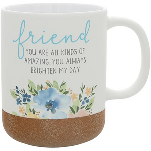 16 oz Friend You Are All Kinds of Amazing, You Always Brighten My Day Mug