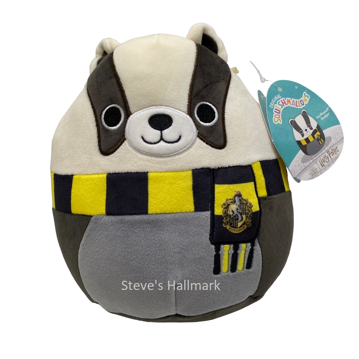 Squishmallow Harry Potter Hogwarts House Hufflepuff Badger 10 Inch