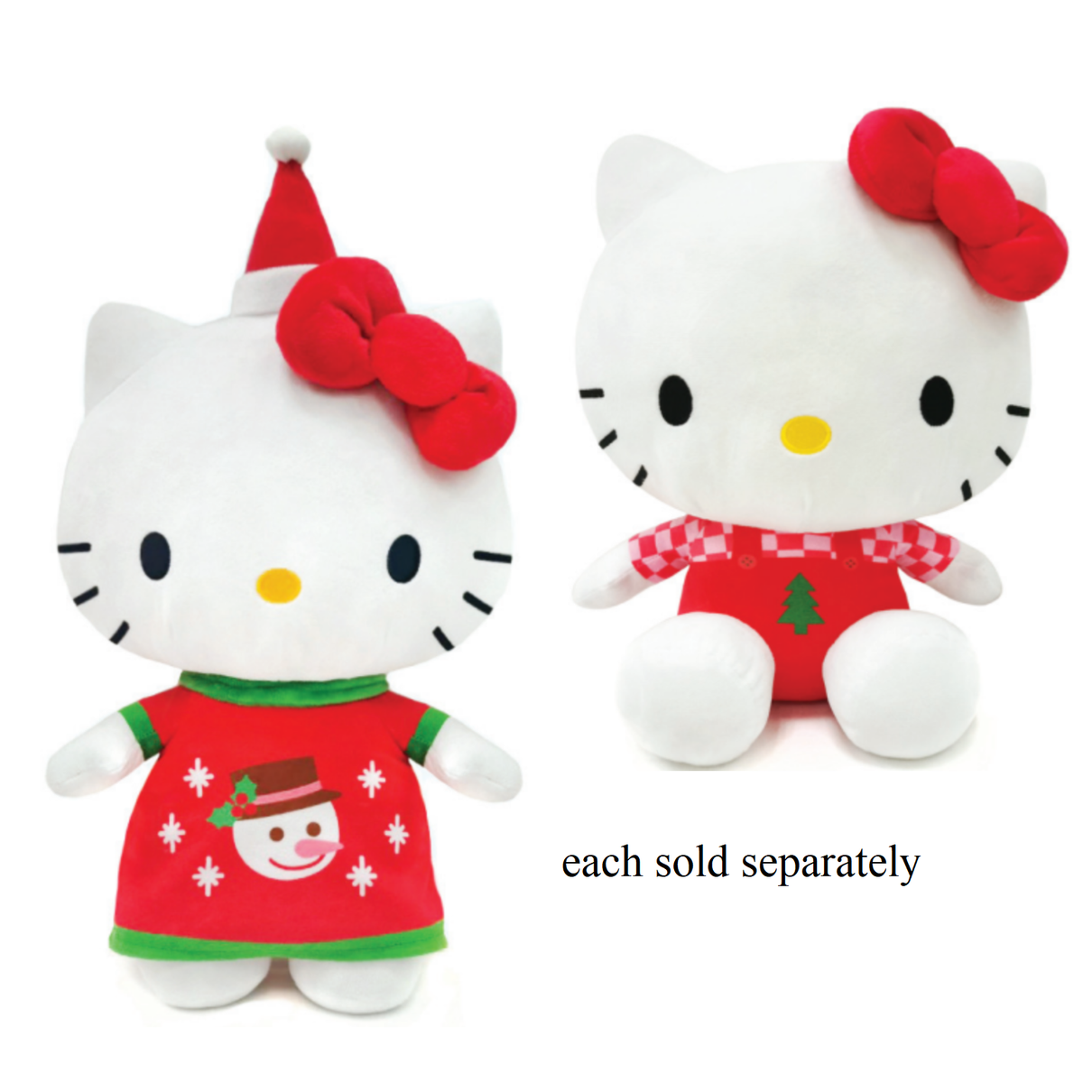 Hello kitty online christmas plush