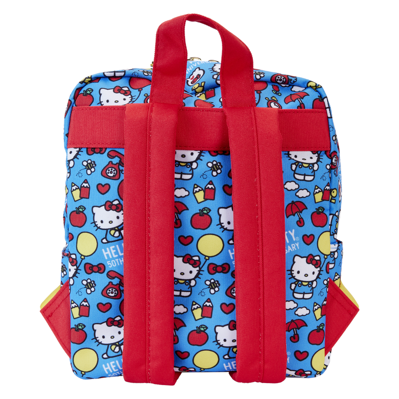Loungefly Sanrio Hello Kitty 50th Anniversary All-Over Print Nylon Squ ...
