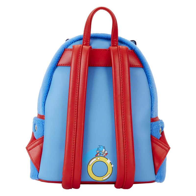 NWT Loungefly Sega Sonic the Hedgehog Classic Cosplay Plush Mini Backpack Loungefly Sega Sonic the Hedgehog Mini Backpack - Merchoid main image 3