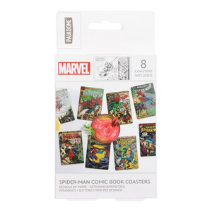 Spiderman Comic Book Coasters Set of 8