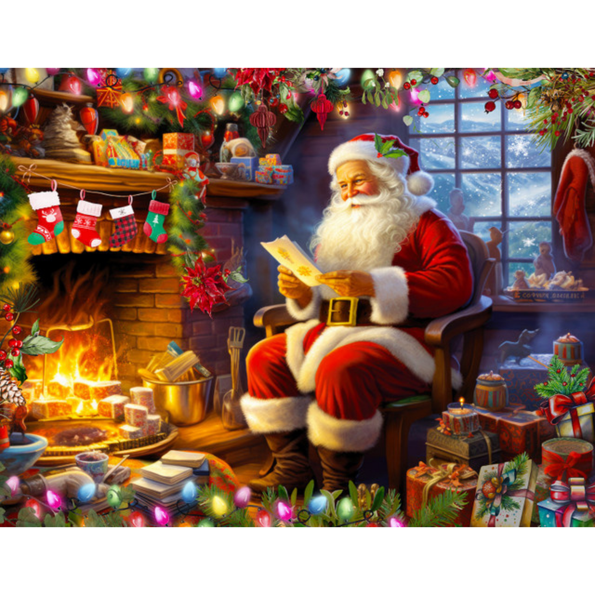 Springbok Naughty or Nice 1000-Piece Christmas Puzzle – Steve's