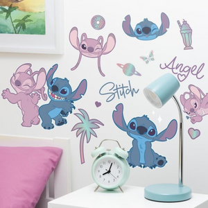 Stitch and Angel Wall Decal Stickers