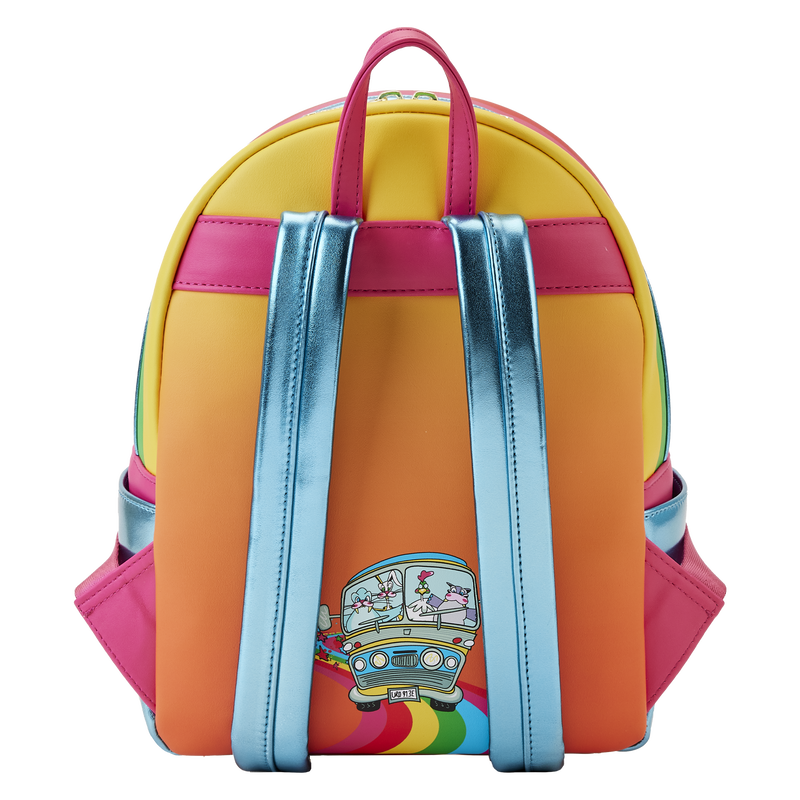【Lounge Fly】The Beatles Tour Bus Lenticular Mini Backpack Loungefly The Beatles Magical Mystery Tour Bus Lenticular