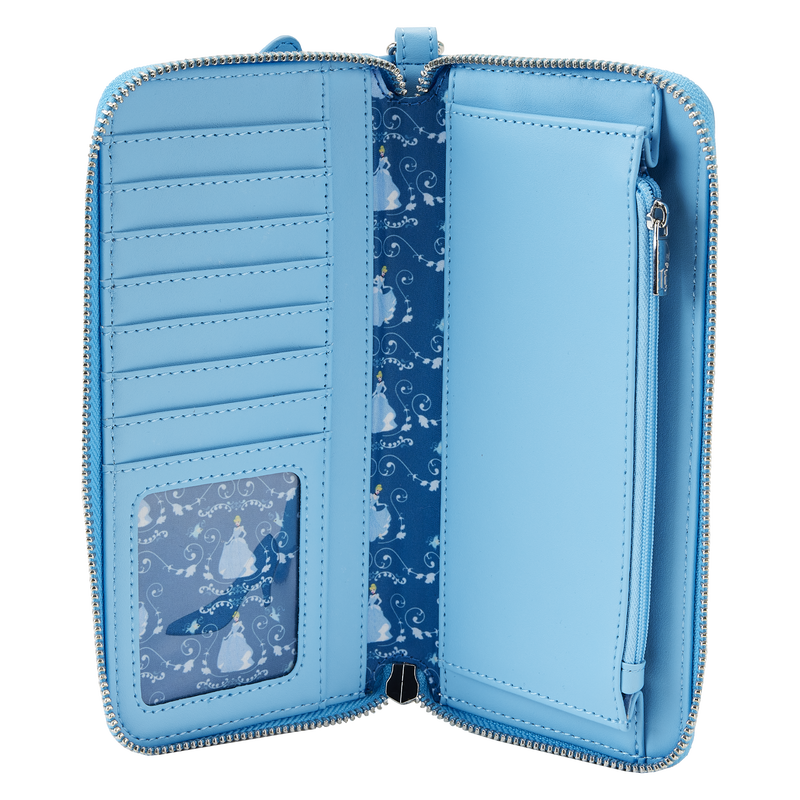 Loungefly Disney Cinderella Lenticular Princess Series Zip Loungefly Disney Cinderella Lenticular Princess Series Zip