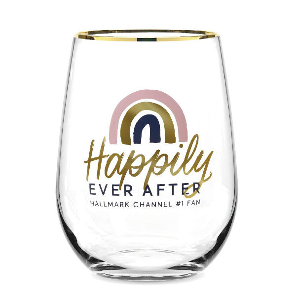 Hallmark Channel Happily Ever After Stemless Wine Glass, 16 oz