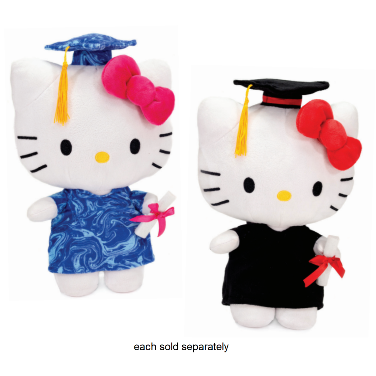 Graduation cat plush sales