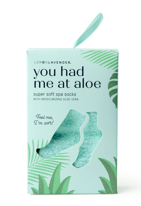 You Had Me At Aloe Spa Socks