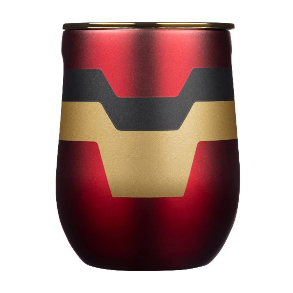 Corkcicle 12 oz Iron Man Stemless Cup Steve's Hallmark