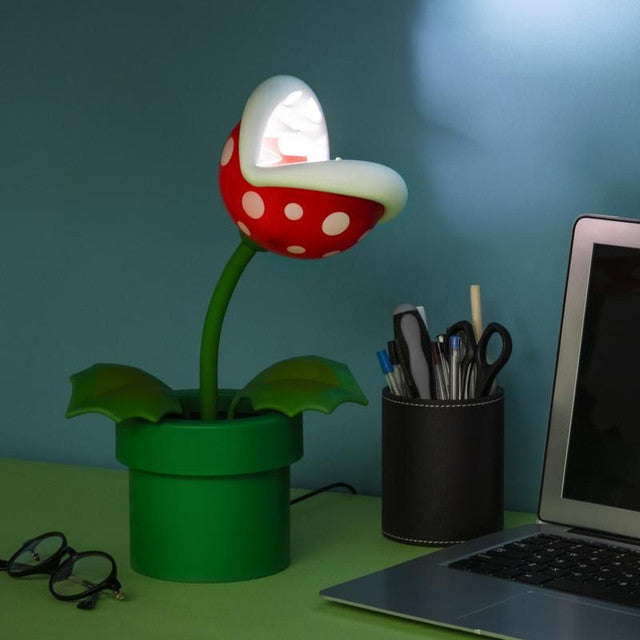 Piranha Plant Posable Lamp – Steve's Hallmark
