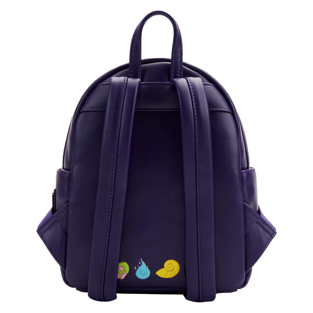 disney villains glow in the dark mini backpack Disney Loungefly Villains Triple Pocket Glow In The Dark Mini Backpack