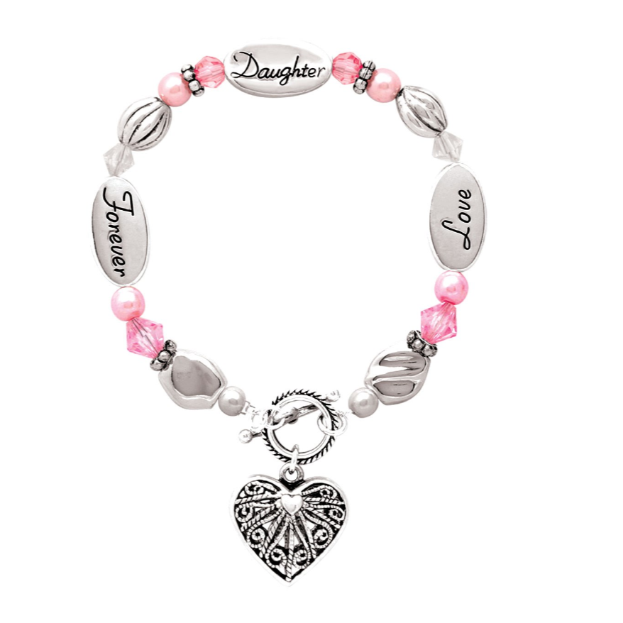 Hearts and Butterflies Charm Bracelet