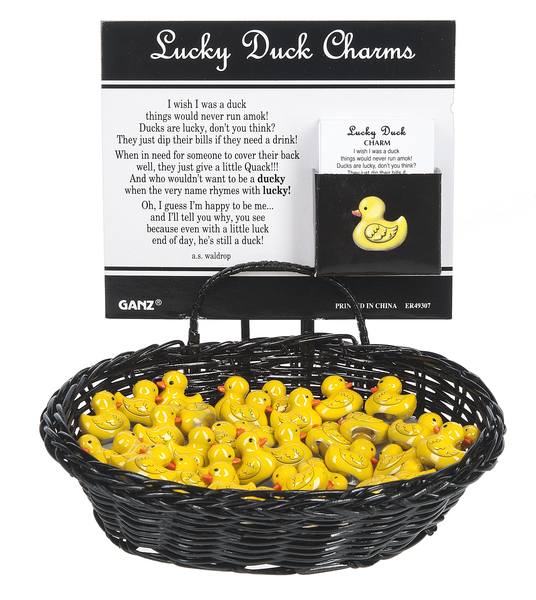 Lucky Yellow Ducky Token Charm – Steve's Hallmark Lucky Yellow Ducky Token Charm – Steve's Hallmark