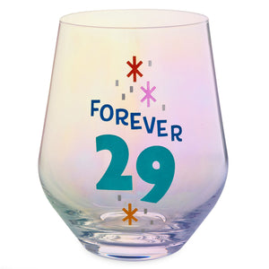 Hallmark Forever 29 Stemless Wine Glass, 16 oz.