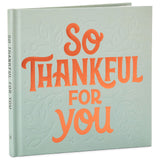 Hallmark So Thankful For You Book