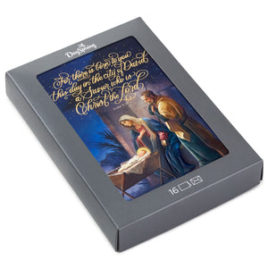 Hallmark DaySpring A Savior Born to You Boxed Christmas Cards, Pack of 16