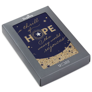 Hallmark DaySpring A Thrill of Hope Boxed Christmas Cards, Pack of 12