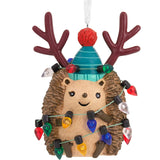 Hallmark Holiday Hedgehog Resin Christmas Ornament