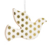 White and Gold Dove Wood Hallmark Ornament