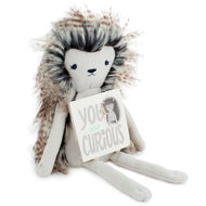 Hallmark MopTops Porcupine Stuffed Animal With You Are Curious Board Book