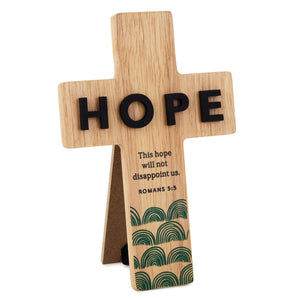 Hallmark Hope Will Not Disappoint Wood Cross Sign