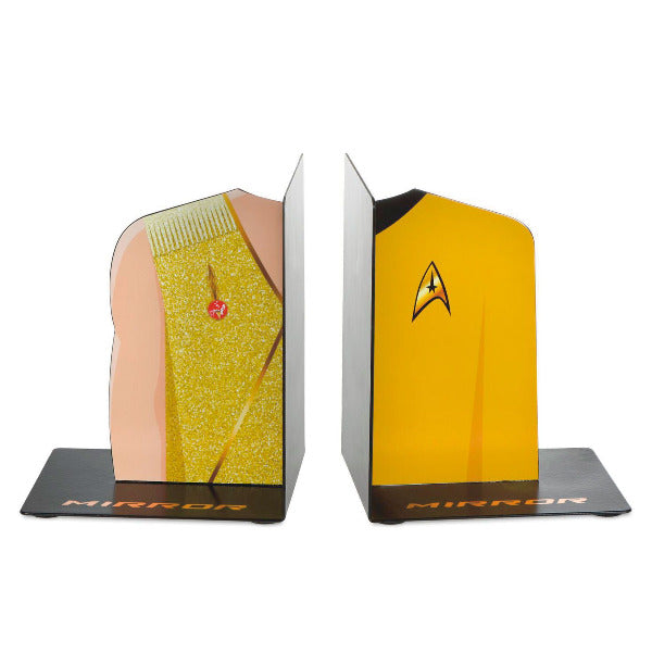 Hallmark Star Trek Mirror, Mirror Captain Kirk Bookends, Set of 2 ...