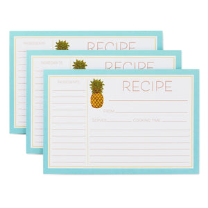 Hallmark Pineapple Recipe Cards