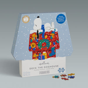 Hallmark Peanuts® Snoopy Deck the Doghouse 680-Piece Die-Cut Jigsaw Puzzle