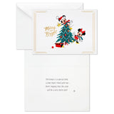 Hallmark Disney Mickey Mouse and Disney Minnie Mouse Merry and Bright Boxed Christmas Cards, Pack of 16