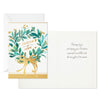 Hallmark Wreath With Gold Berries Boxed Christmas Cards, Pack of 16
