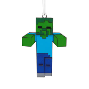 Minecraft Zombie Moving Metal Hallmark Ornament