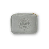 Personalized Travel Jewelry Box in Silver with Debossed Name Mary - you've totally got this