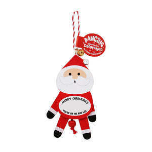 Pull-String Christmas Dancing Ornament with Personalized Name DIY Blank and Special People