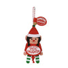 Pull-String Christmas Dancing Ornament with Personalized Name DIY Blank and Special People