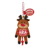 Pull-String Christmas Dancing Ornament with Personalized Name Abigail to Connor