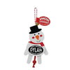 Pull-String Christmas Dancing Ornament with Personalized Name Daniel to Isaiah