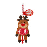 Pull-String Christmas Dancing Ornament with Personalized Name Daniel to Isaiah