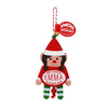 Pull-String Christmas Dancing Ornament with Personalized Name Daniel to Isaiah