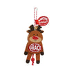 Pull-String Christmas Dancing Ornament with Personalized Name Daniel to Isaiah