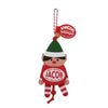 Pull-String Christmas Dancing Ornament with Personalized Name Jack to Luke