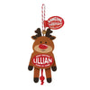 Pull-String Christmas Dancing Ornament with Personalized Name Jack to Luke