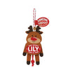 Pull-String Christmas Dancing Ornament with Personalized Name Jack to Luke