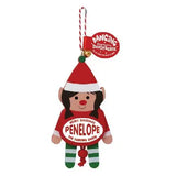 Pull-String Christmas Dancing Ornament with Personalized Name Madison to Zoey