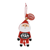 Pull-String Christmas Dancing Ornament with Personalized Name Madison to Zoey